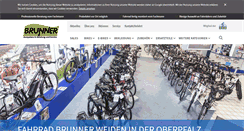 Desktop Screenshot of fahrrad-brunner.de